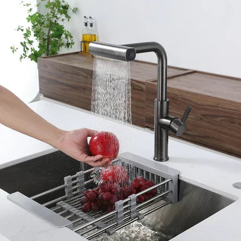 Pull Out Waterfall Kitchen Faucet