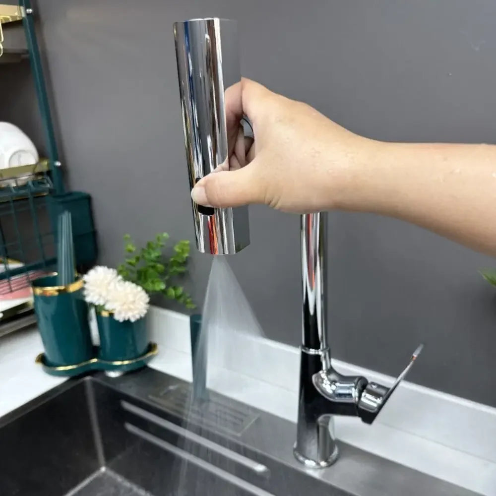 Pull Out Waterfall Kitchen Faucet