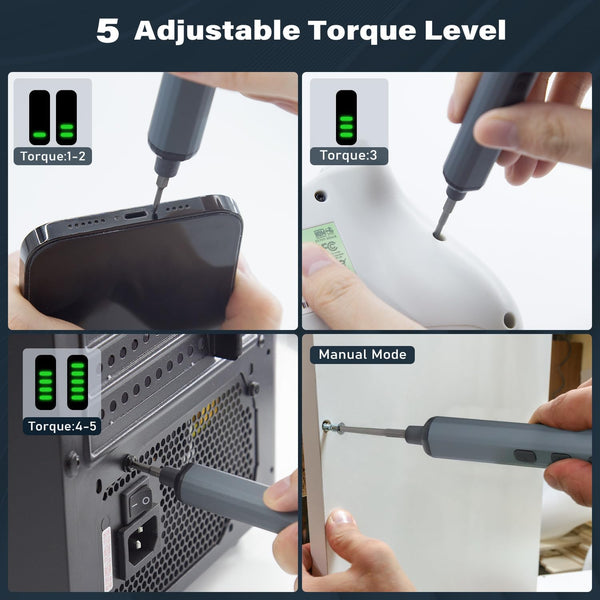 68-In-1 Mini Electric Screwdriver Set