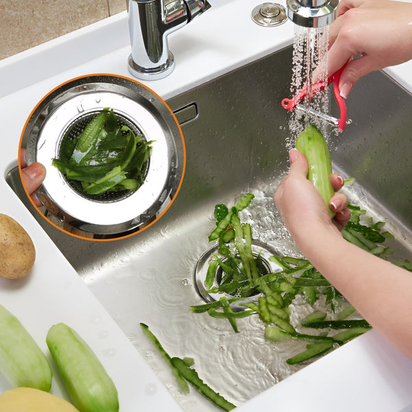 3-In-1 Stainless Steel Sink Strainer